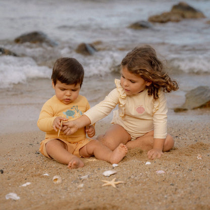 Zwemshirt lange mouw - Geel - Ocean Treasures