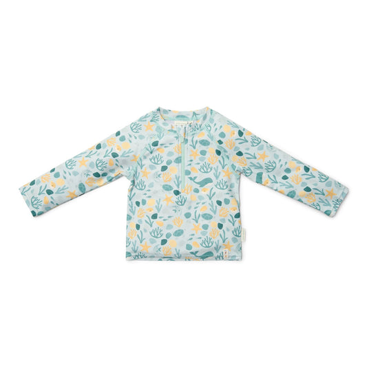 Zwemshirt lange mouw - Meerkleurig - Seashells and Stripes