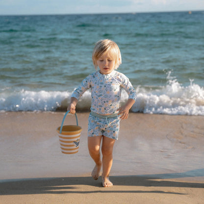 Zwemshirt lange mouw - Meerkleurig - Seashells and Stripes