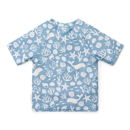 Zwemshirt korte mouw - Lichtblauw - Sea Life