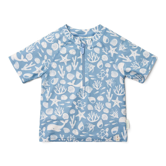 Zwemshirt korte mouw - Lichtblauw - Sea Life