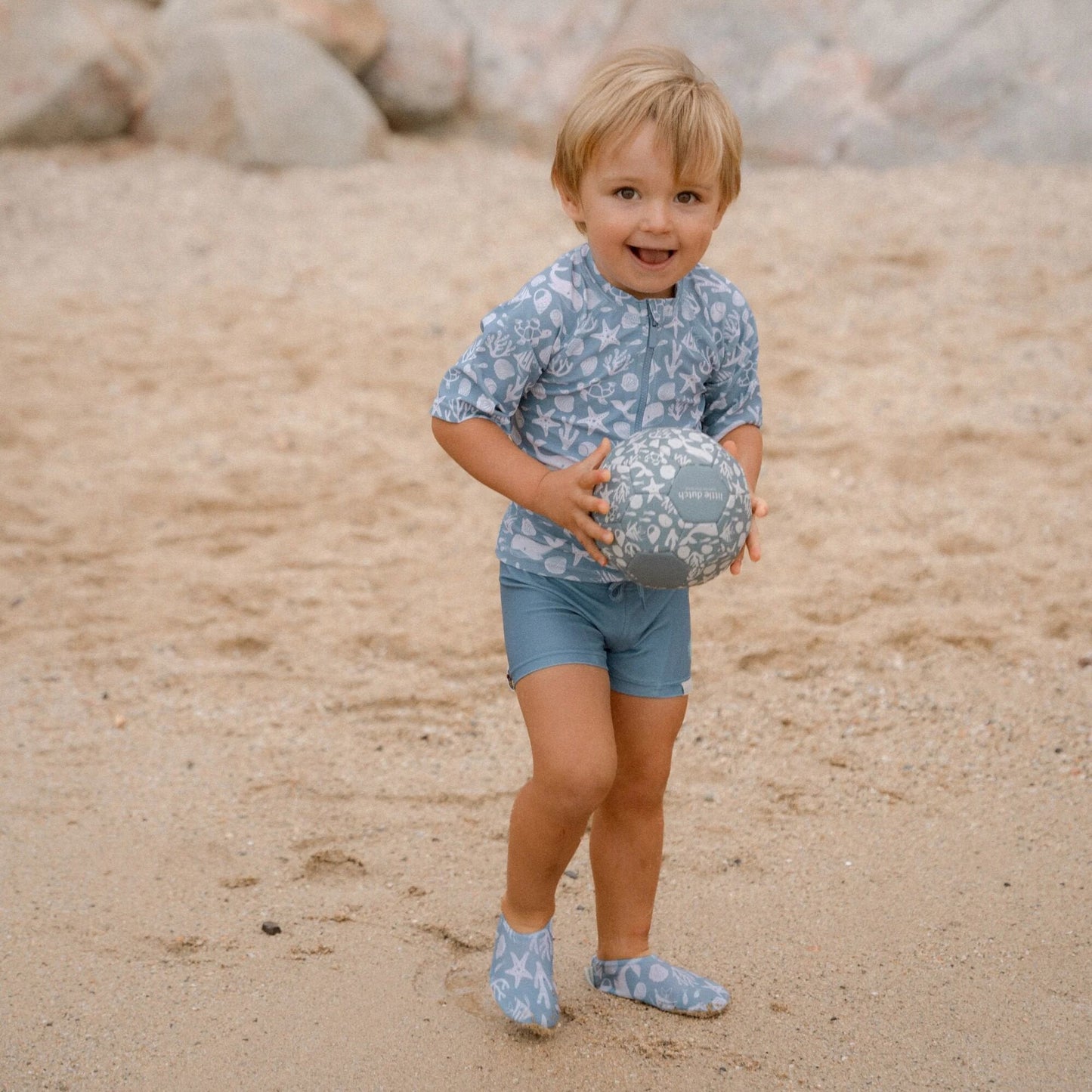 Zwemshirt korte mouw - Lichtblauw - Sea Life