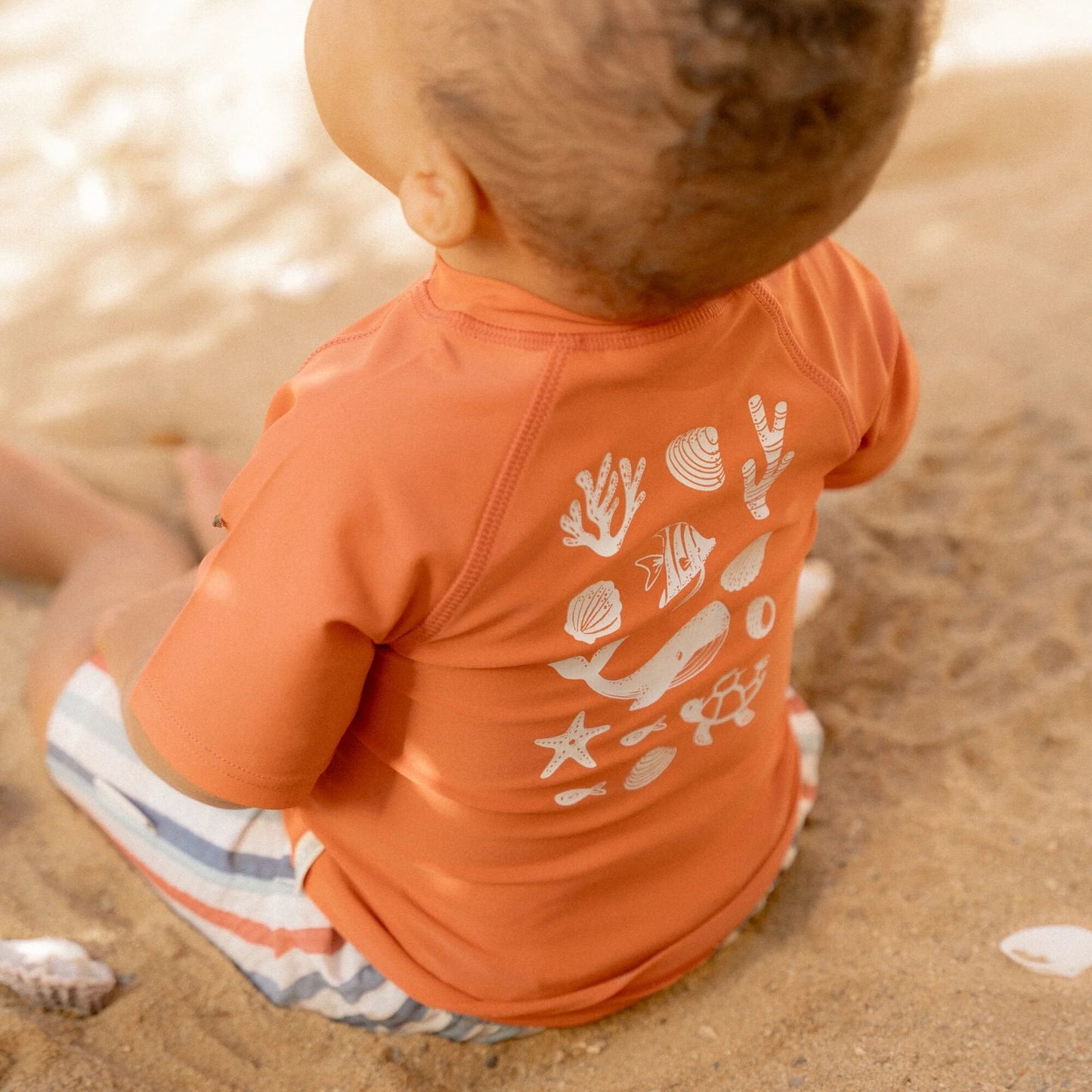 Zwemshirt korte mouw - Rood - Sea Life