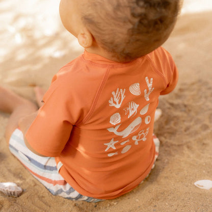 Zwemshirt korte mouw - Rood - Sea Life