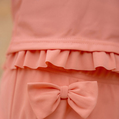 Zwemshirt korte mouw - Roze - Sunny Flowers