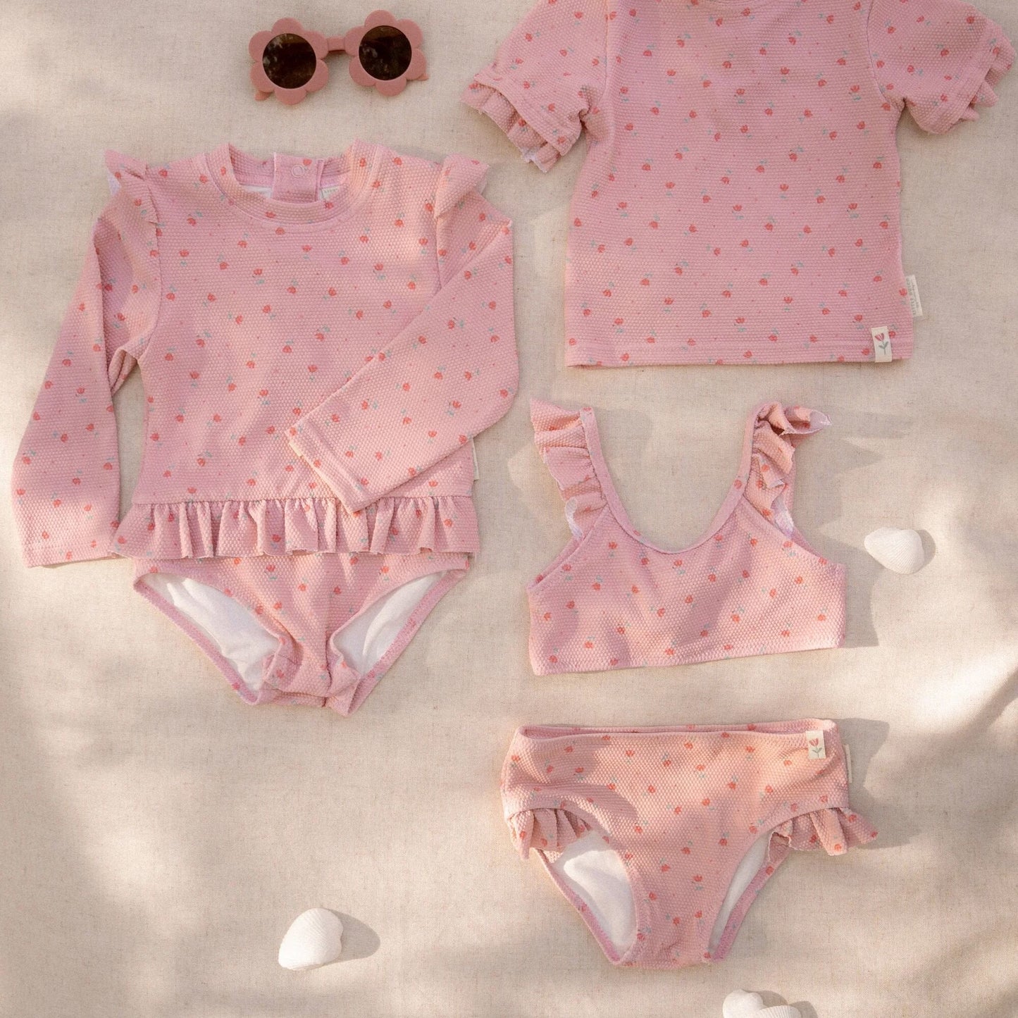 Bikini - Roze - Sunny Flowers
