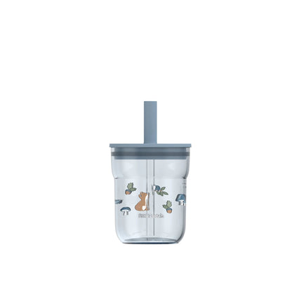Kinderglas 250 ml Met Rietje Forest Friends
