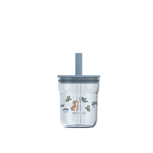 Kinderglas 250 ml Met Rietje Forest Friends