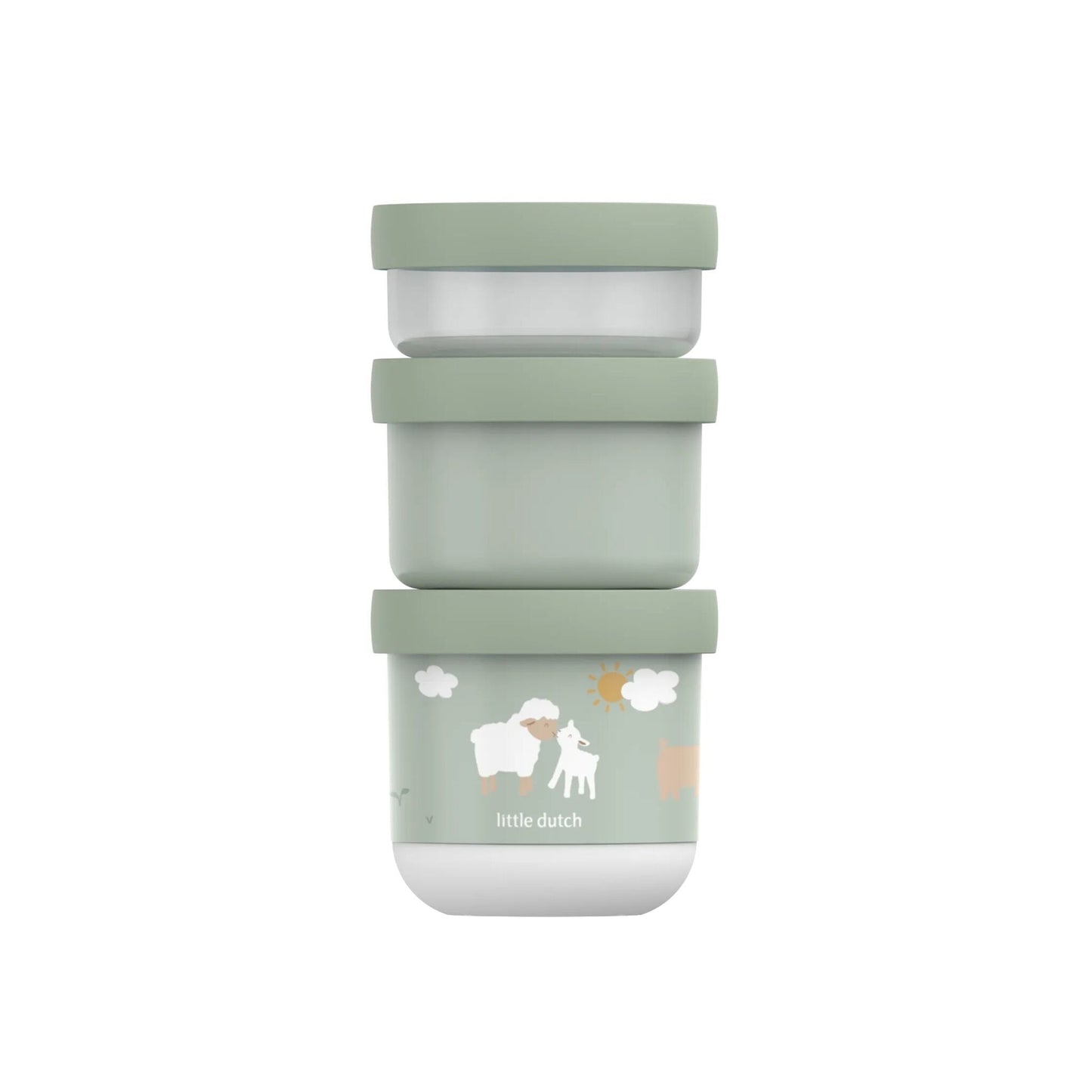 Snackbox Stack 3-Delig Little Farm
