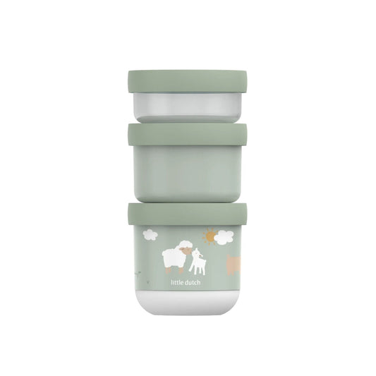 Snackbox Stack 3-Delig Little Farm