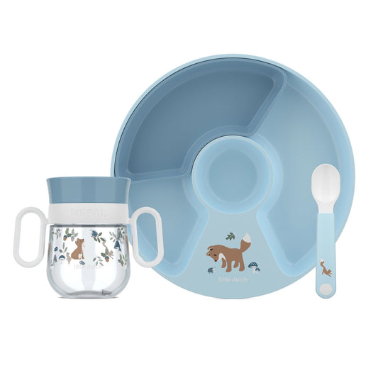 Set Babyservies 3-Delig Forest Friends