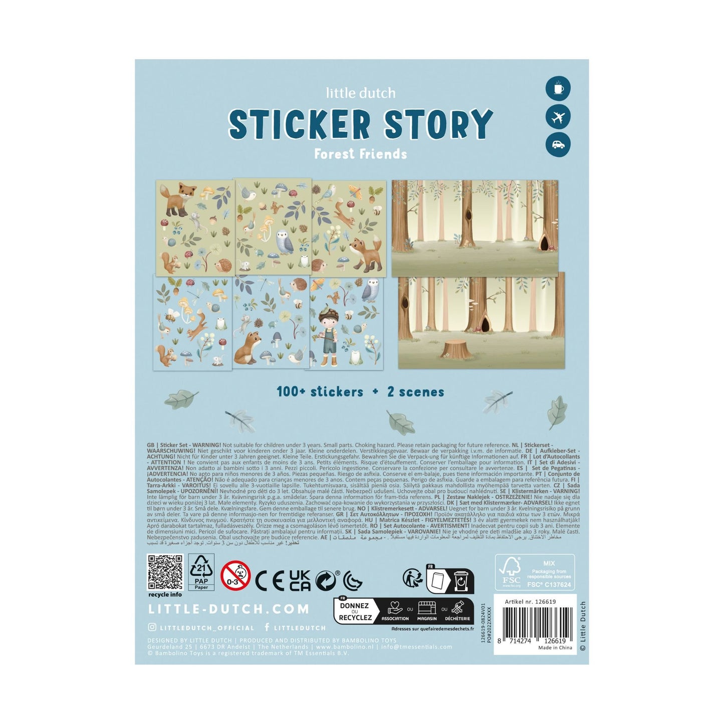 Stickerset Forest Friends
