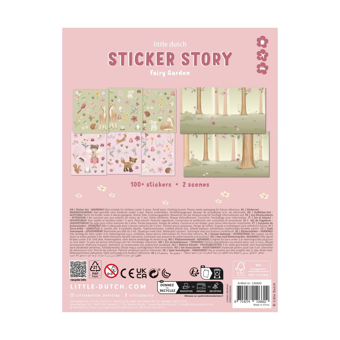 Stickerset Fairy Garden