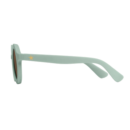 Kinderzonnebril Rond Sea Green