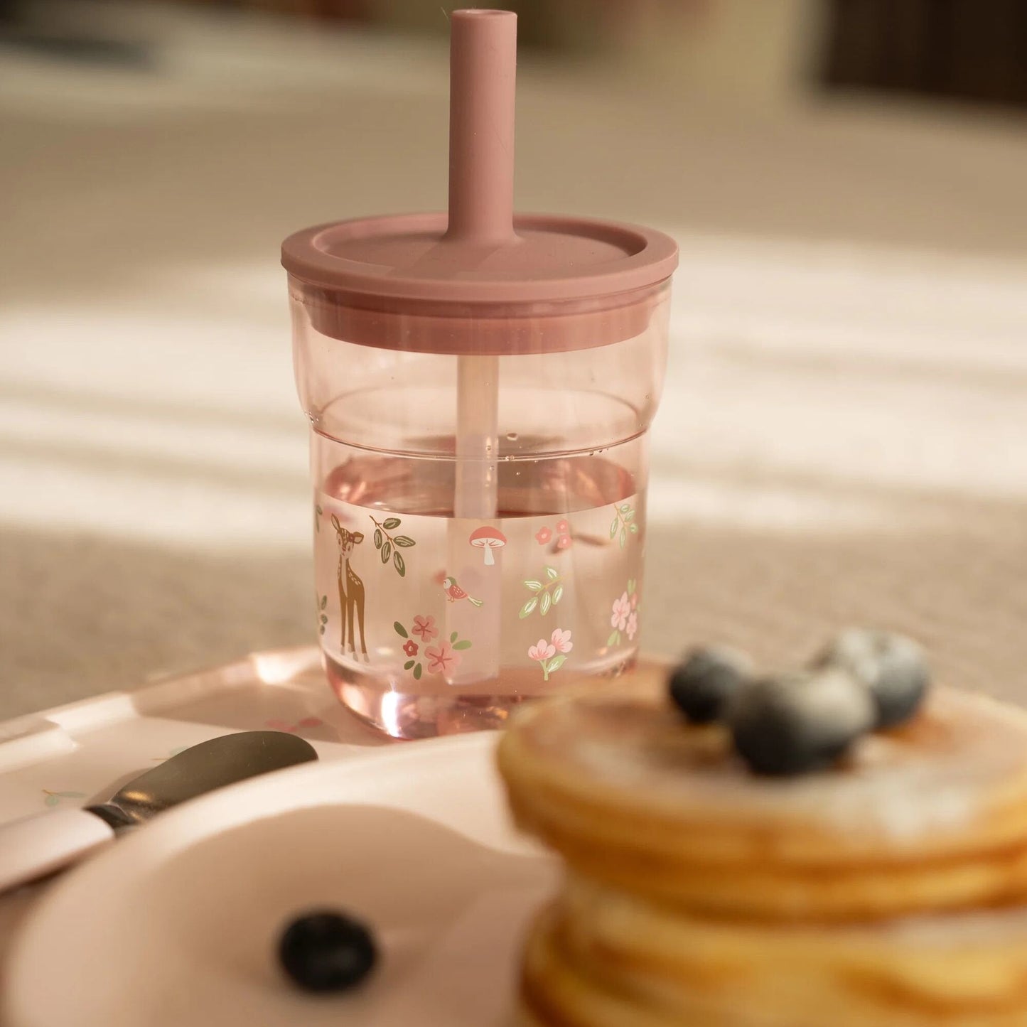 Kinderglas 250 ml Met Rietje Fairy Garden