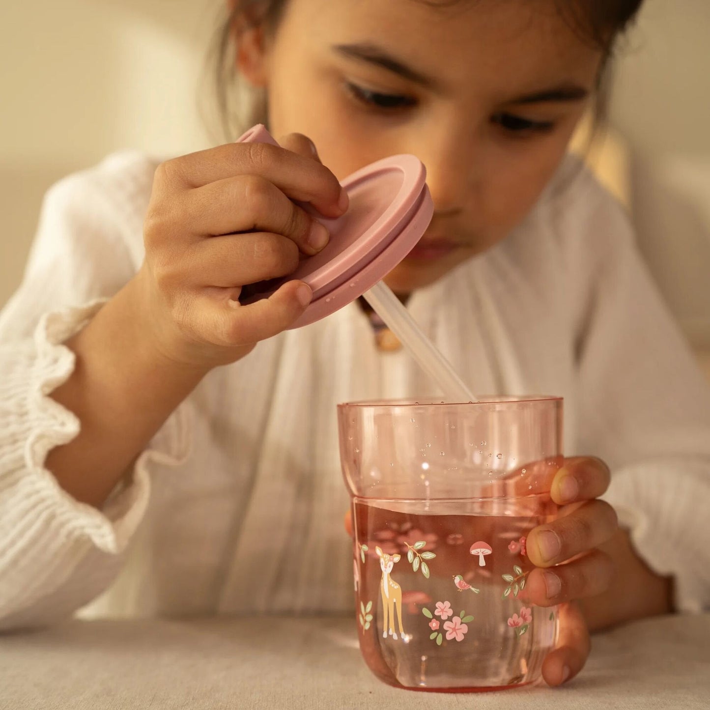 Kinderglas 250 ml Met Rietje Fairy Garden