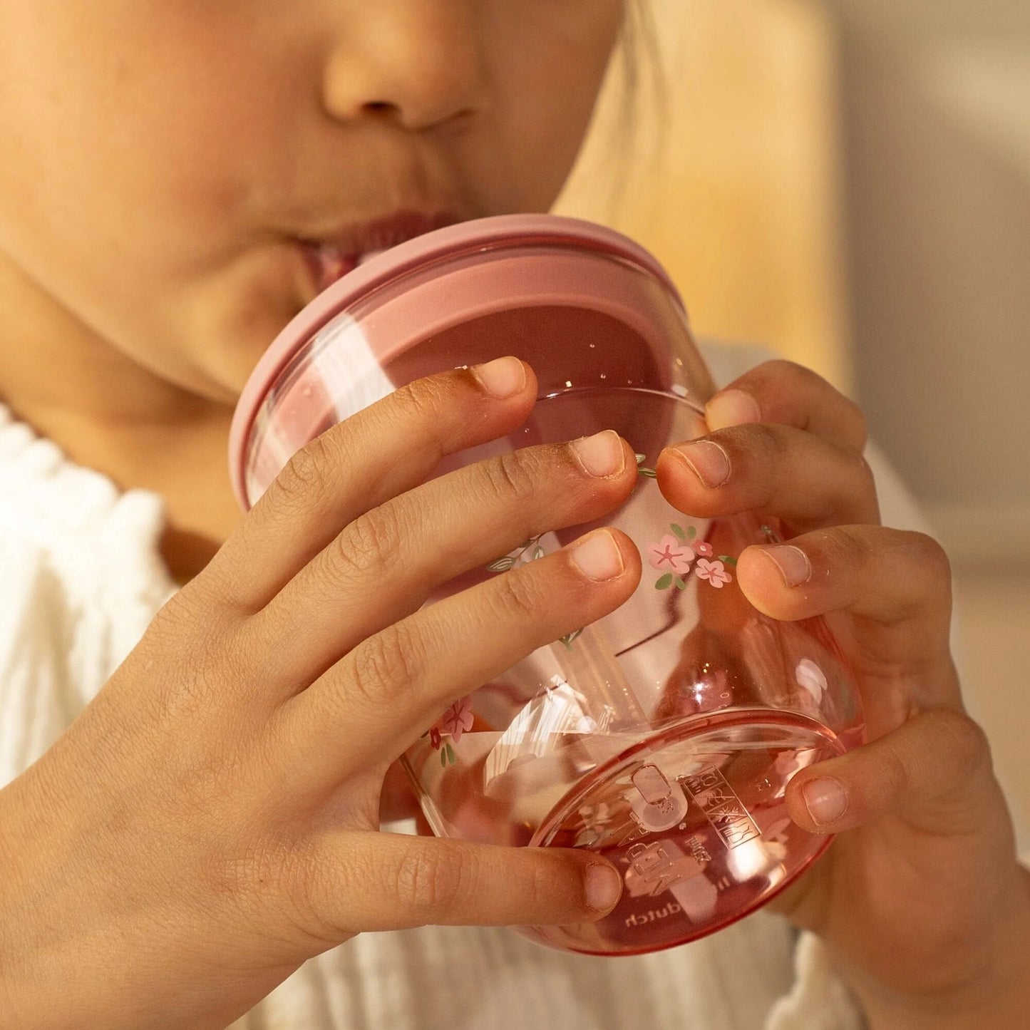 Kinderglas 250 ml Met Rietje Fairy Garden