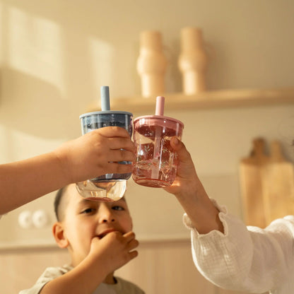 Kinderglas 250 ml Met Rietje Forest Friends