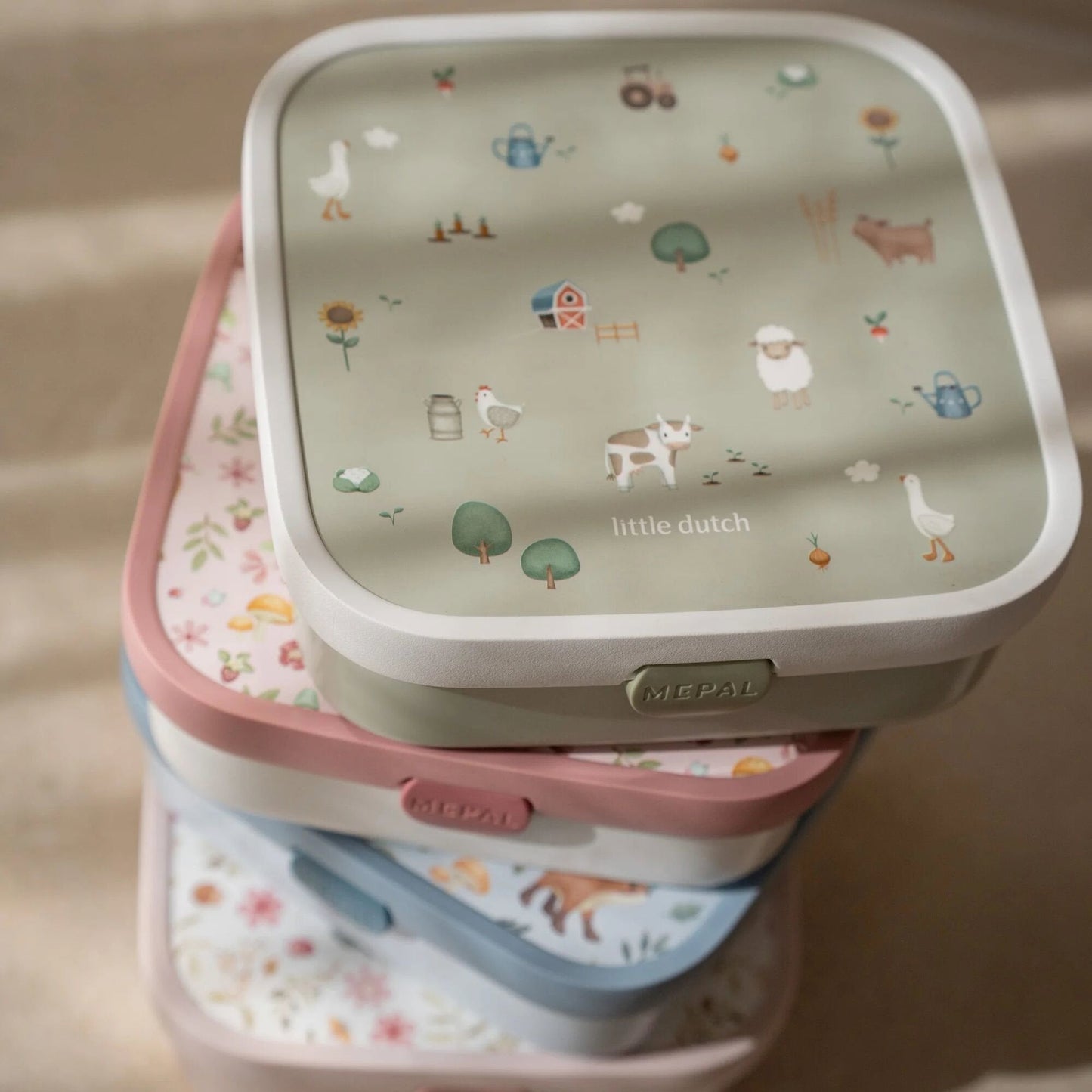 Bento lunchbox groot Little Farm