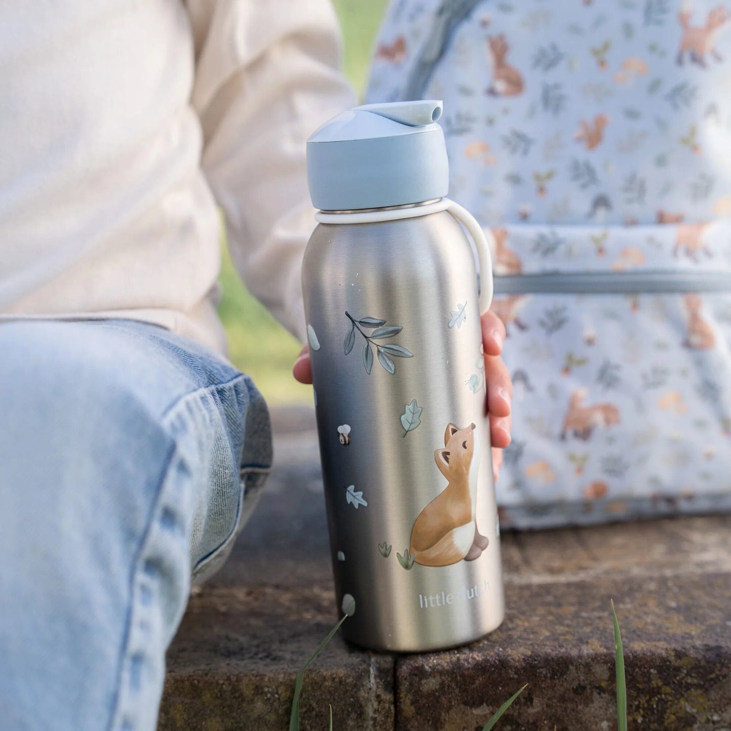 Isoleerfles Flip-Up 350 ml Forest Friends