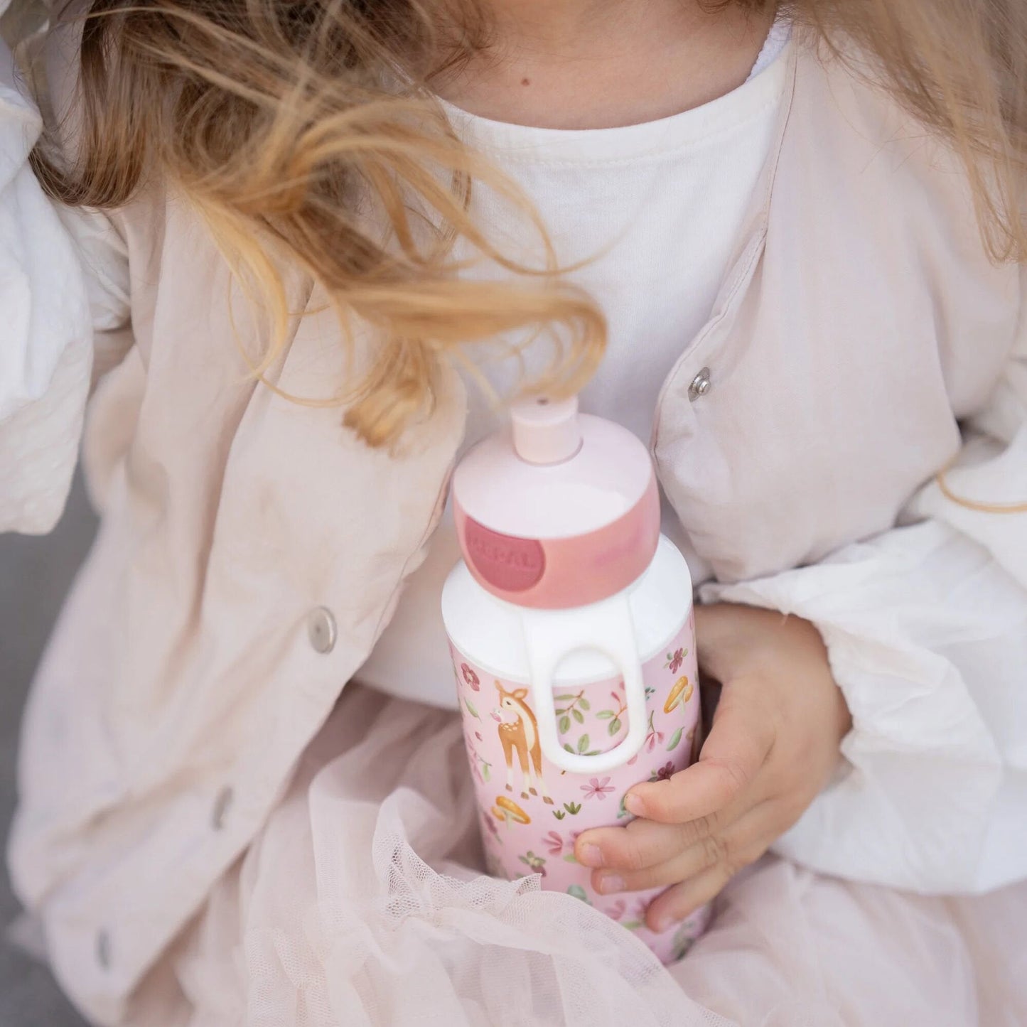 Drinkfles pop-up 400 ml Fairy Garden