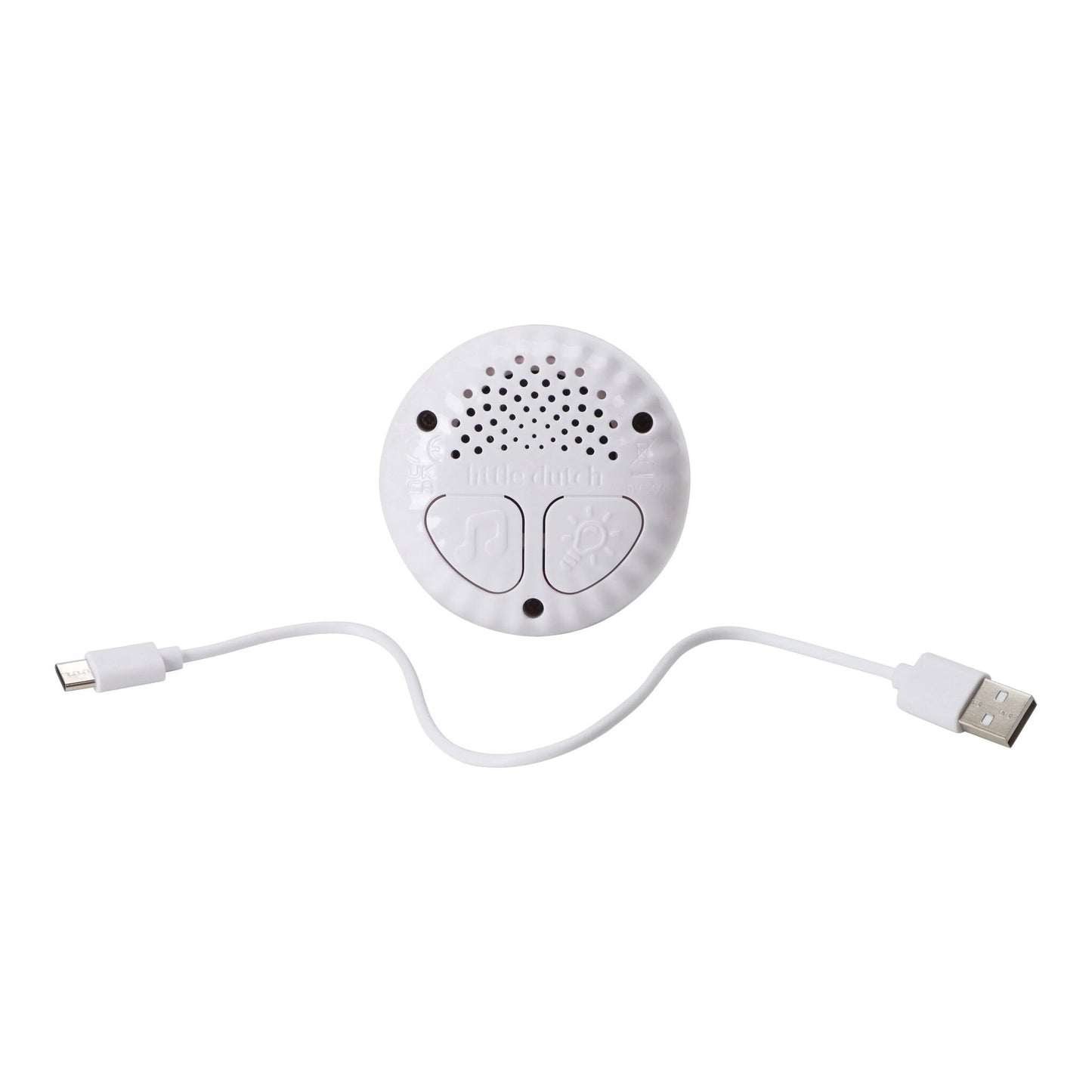Knuffelgans Licht & Geluid - Wit - Little Goose