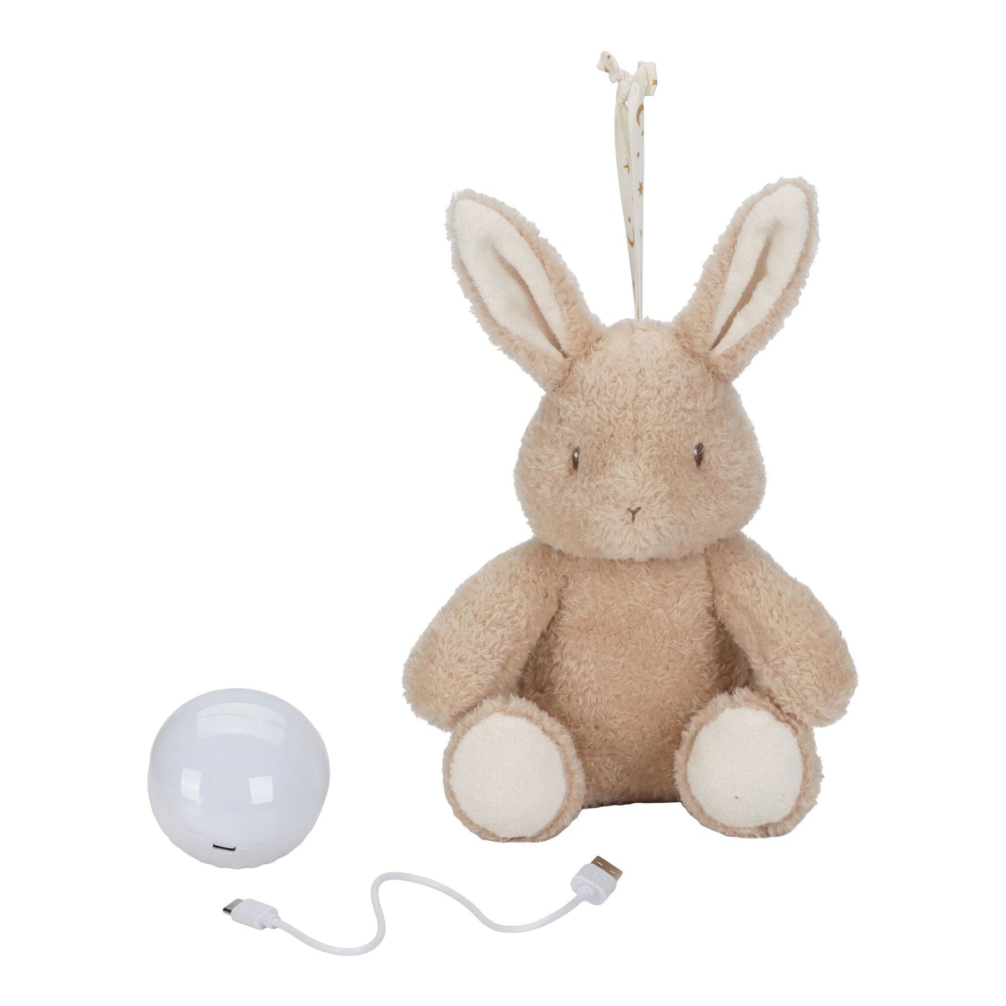 Knuffelkonijn Licht & Geluid - Beige - Baby Bunny