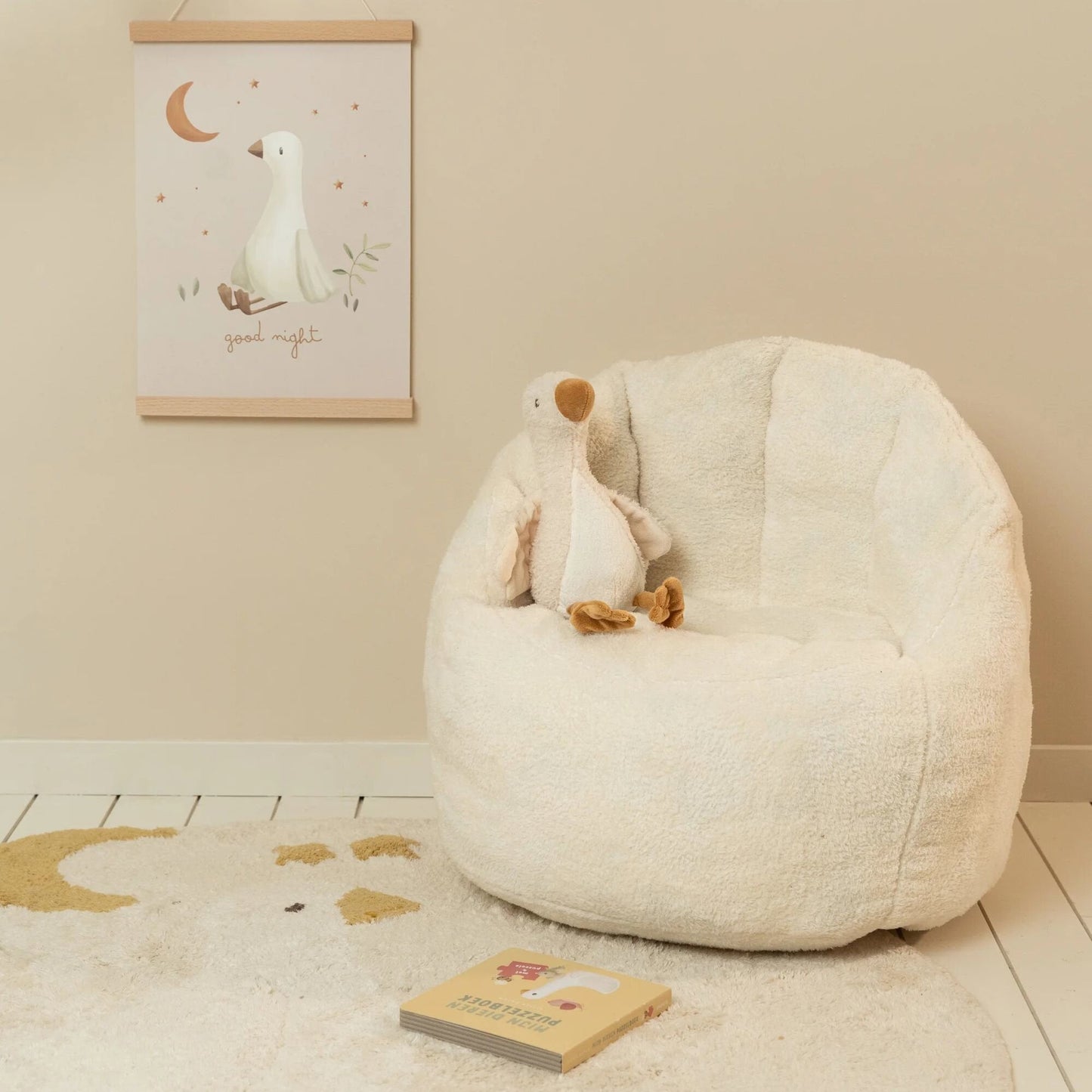 Kinderfauteuil Teddy - Wit