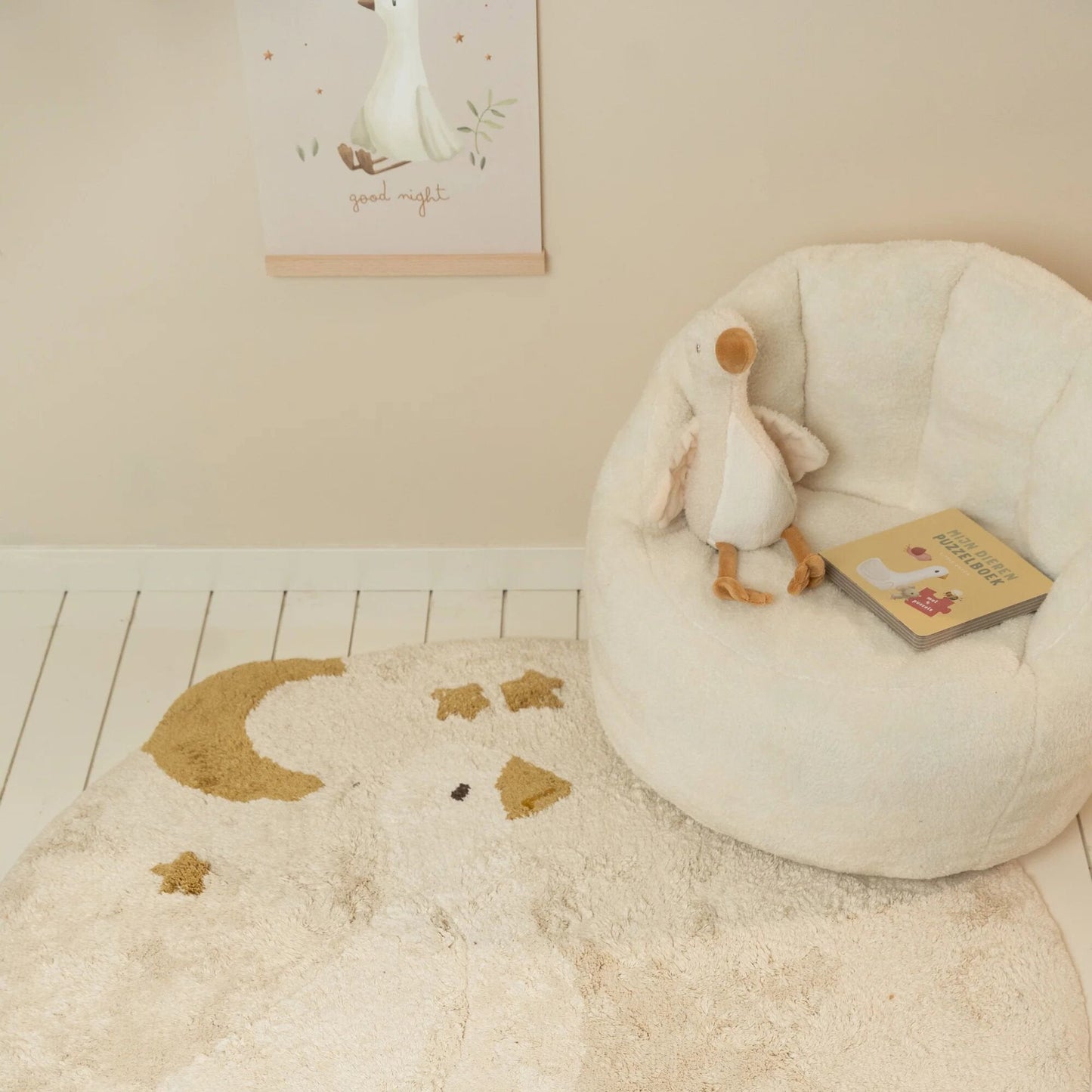 Kinderfauteuil Teddy - Wit
