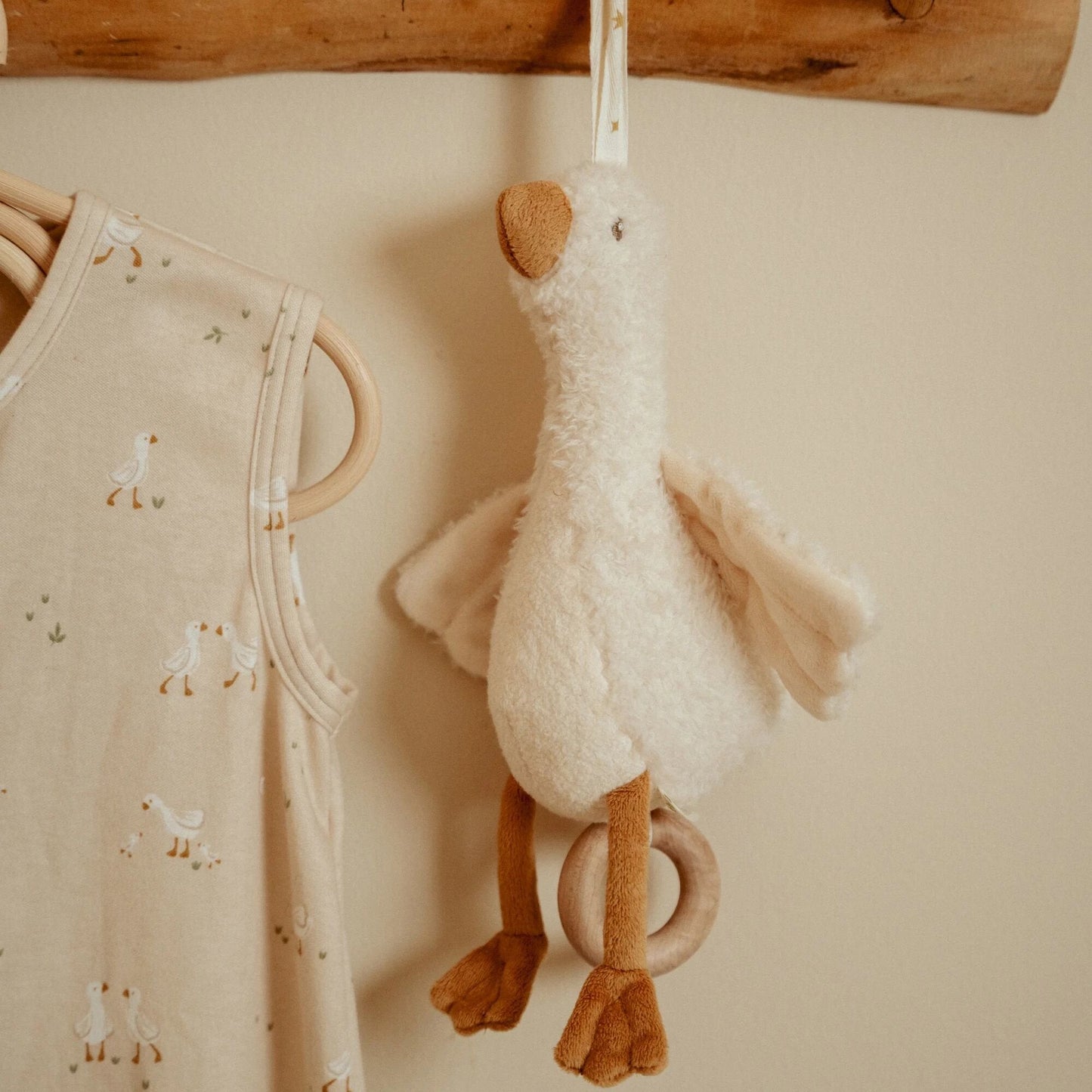 Muziekdoosje Gans - Wit - Little Goose