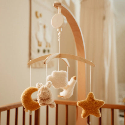 Houten muziekmobiel - Beige - Newborn Naturals