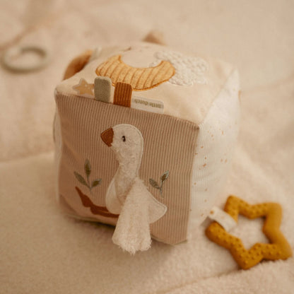 Activiteitenkubus - Beige - Newborn Naturals