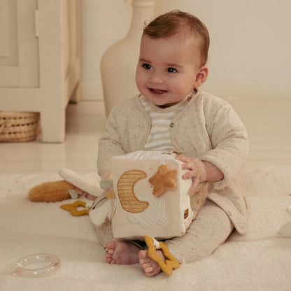 Activiteitenkubus - Beige - Newborn Naturals