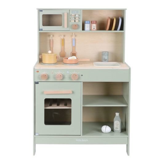 Houten speelkeuken - Groen