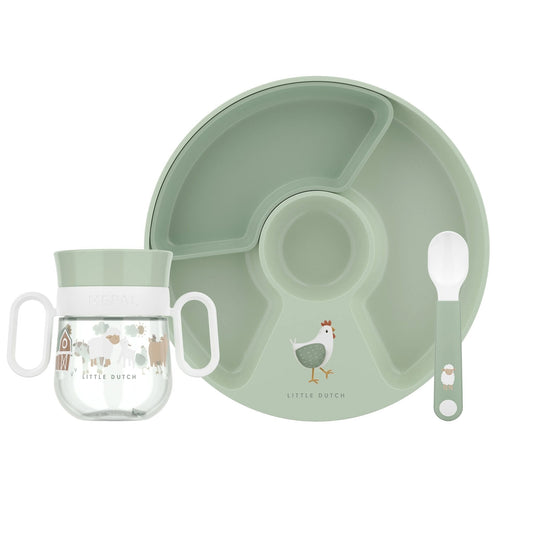 Set Babyservies 3-Delig Little Farm