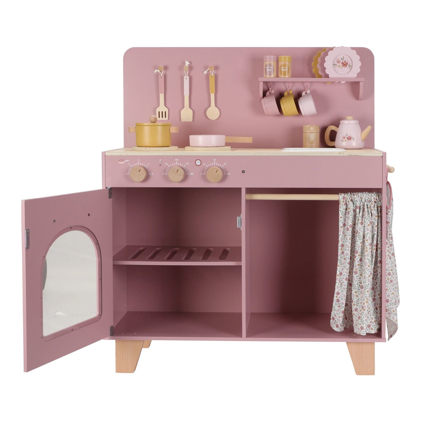 Houten speelkeuken - Roze