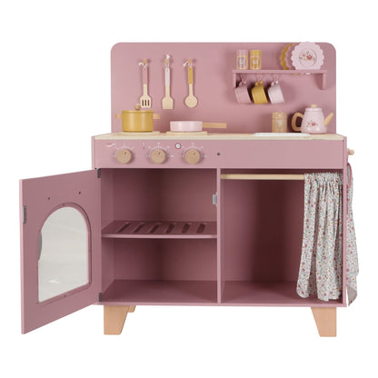 Houten speelkeuken - Roze