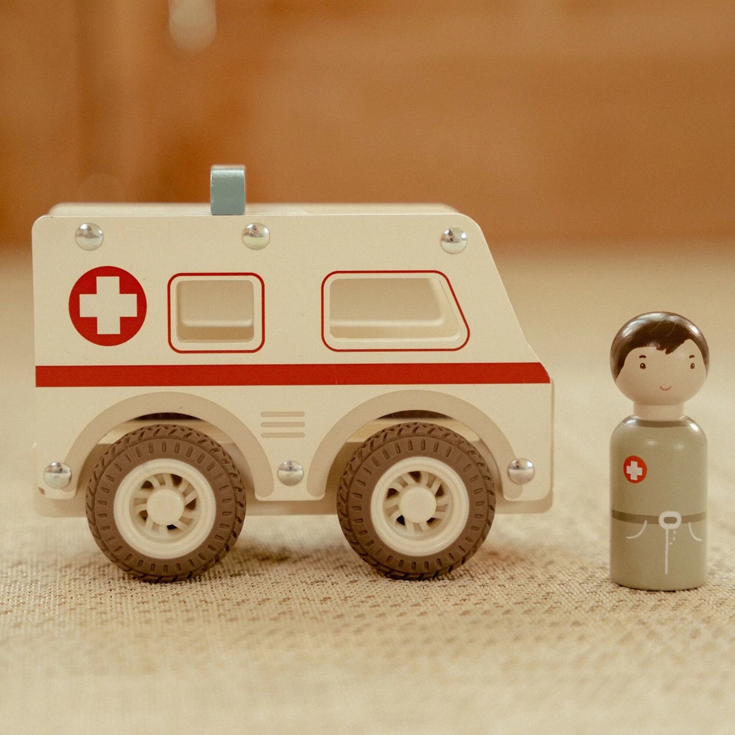 Houten ambulance - Wit - Essentials