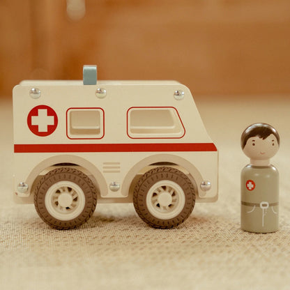 Houten ambulance - Wit - Essentials
