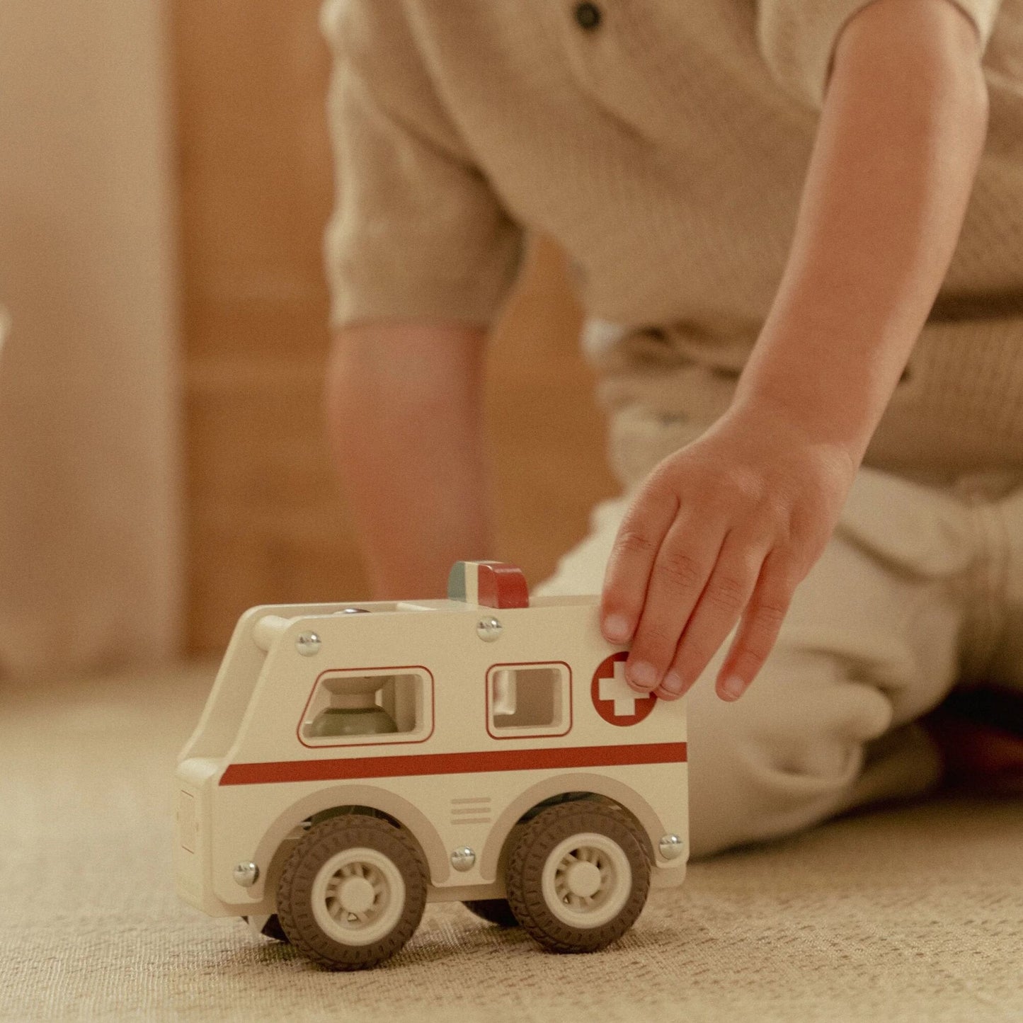 Houten ambulance - Wit - Essentials