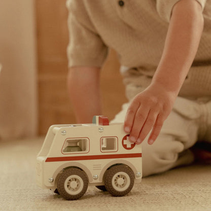 Houten ambulance - Wit - Essentials