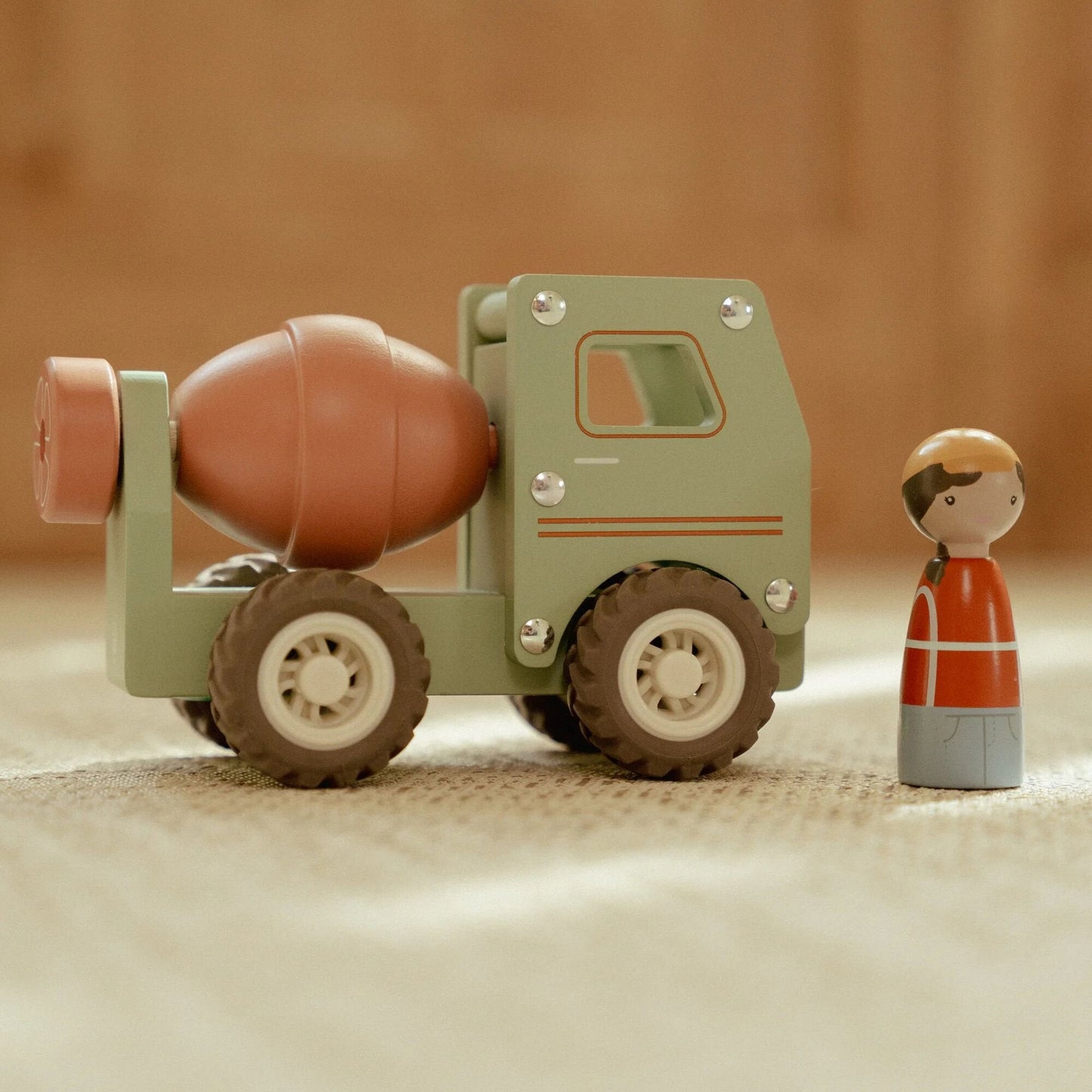 Houten cementwagen – Groen – Essentials
