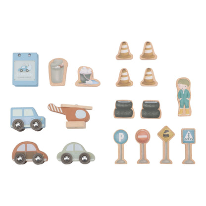 Houten parkeergarage – Blauw – Essentials