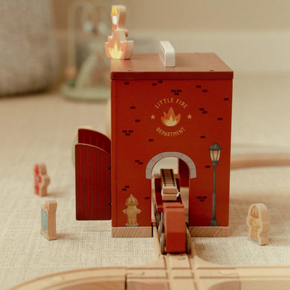 Houten brandweerkazerne – Rood – Essentials