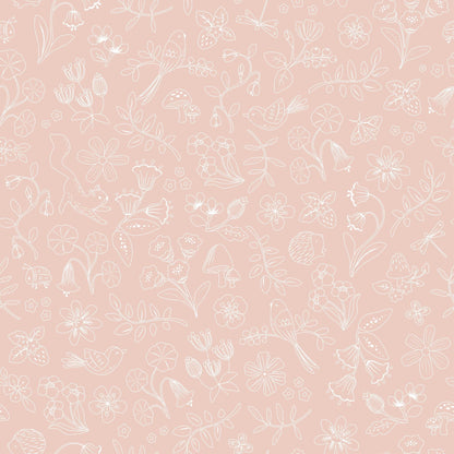 Vliesbehang – Roze – Fairy Friends – Fairy Wonder