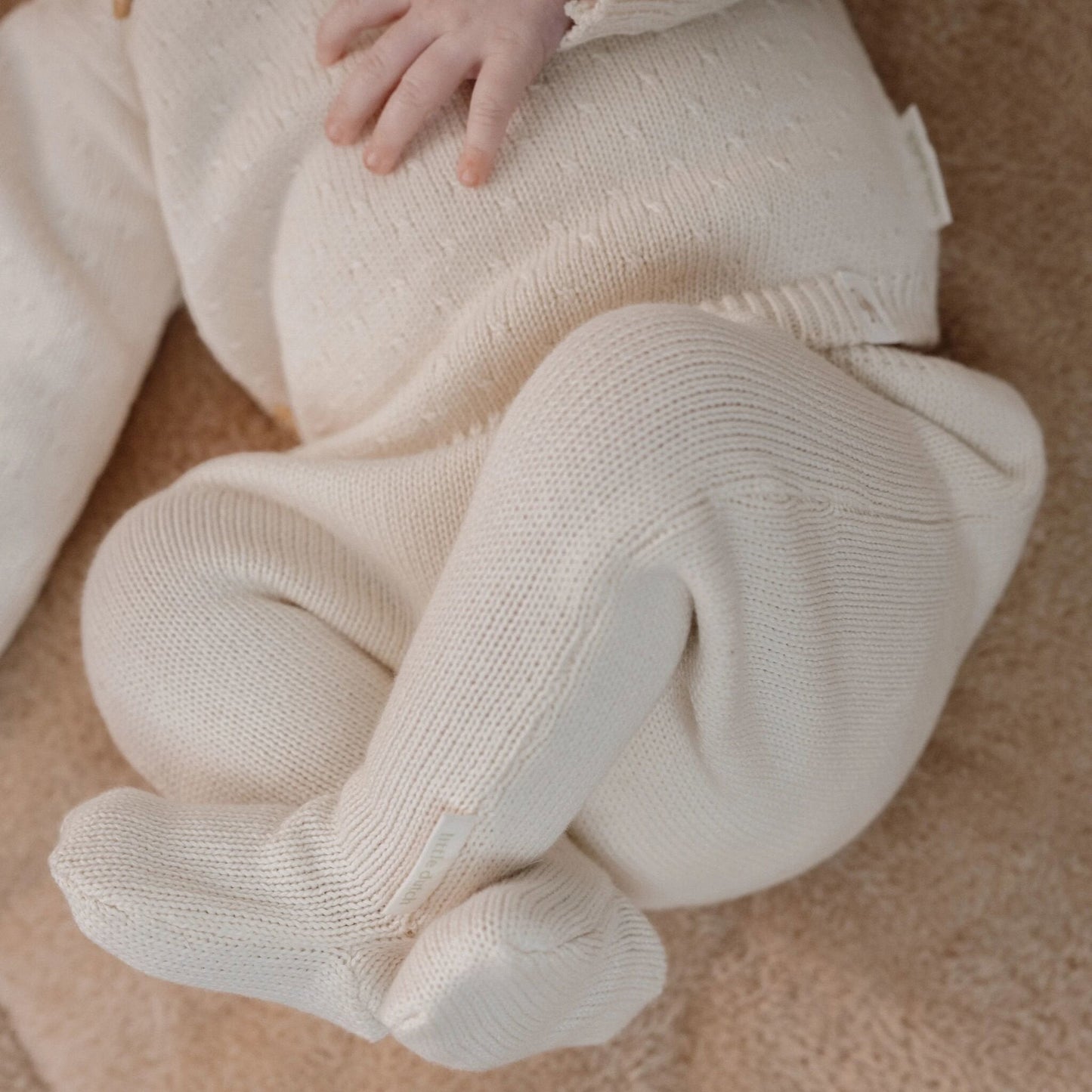 Gebreide broek - Wit - Newborn Naturals