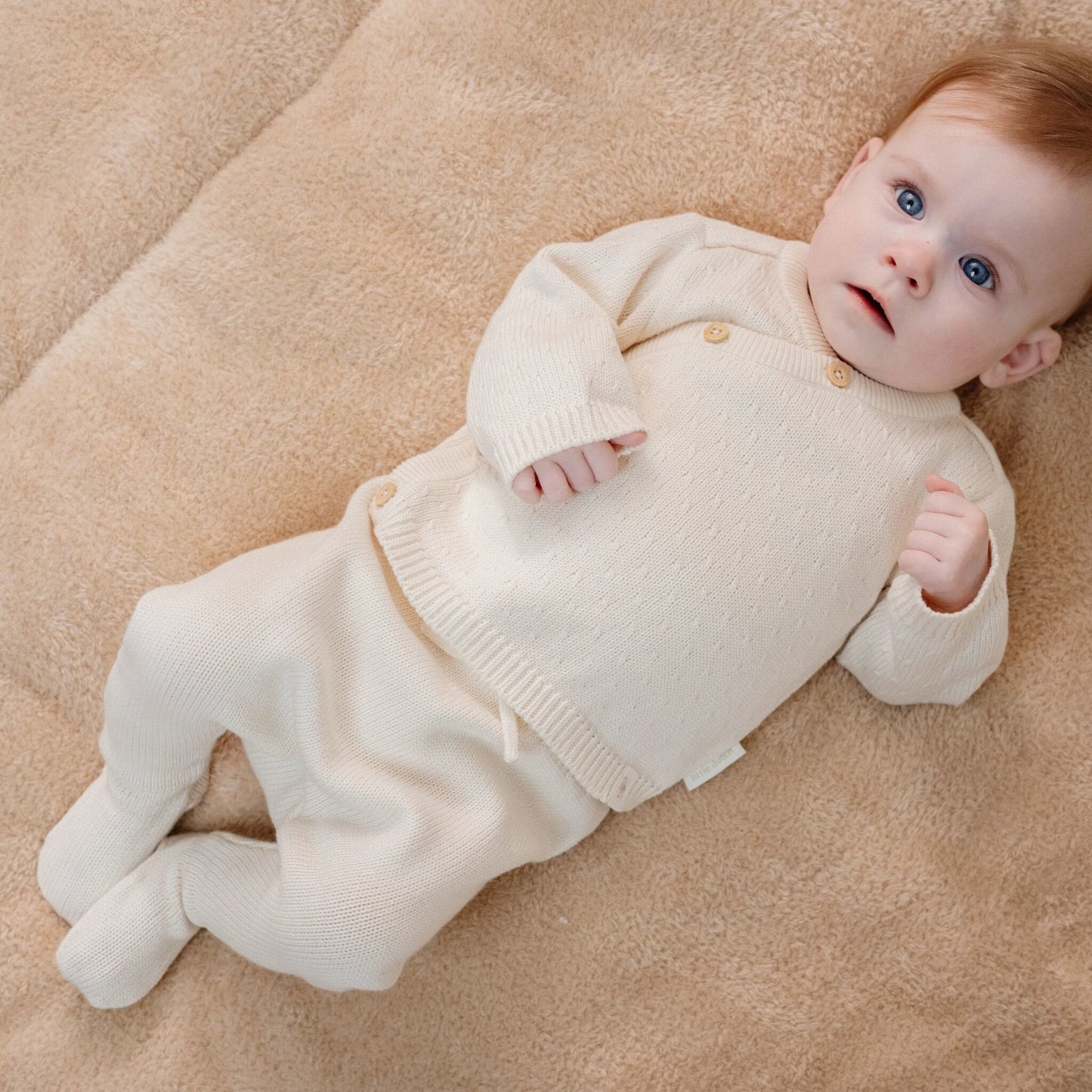 Gebreide broek - Wit - Newborn Naturals