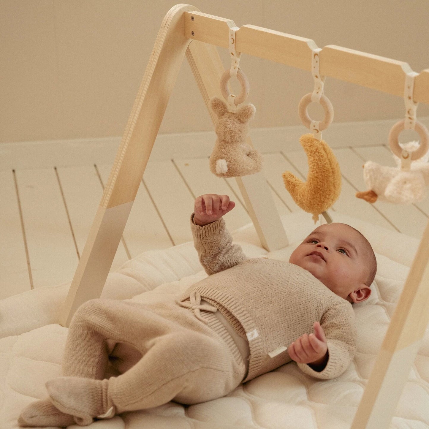 Gebreide broek - Beige - Newborn Naturals