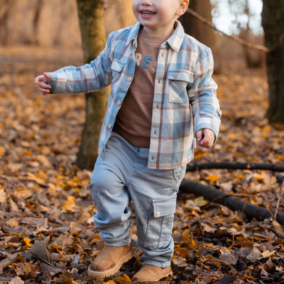 Broek - Joggingstof - Blauw - Forest Friends