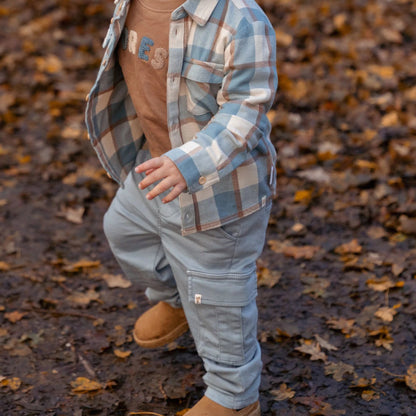Broek - Joggingstof - Blauw - Forest Friends